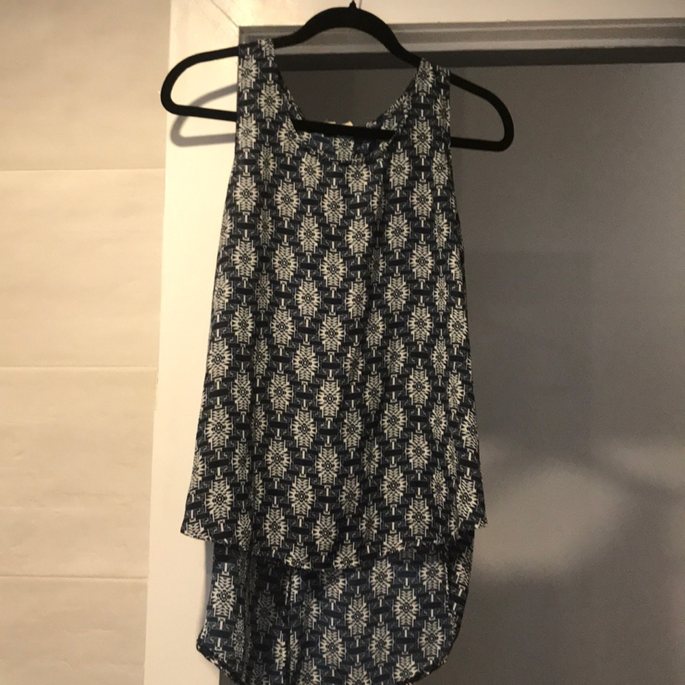 Patterned tank top
